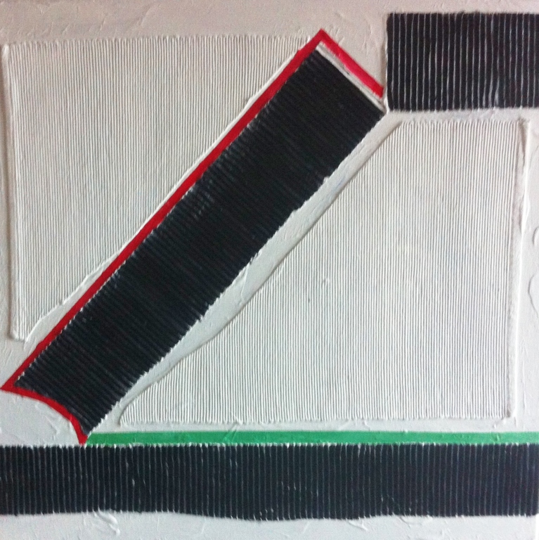 John Foppen - "One way".......Mixed media + olieverf op 3D canvas - gesigneerd. kopen? Bied vanaf 1!