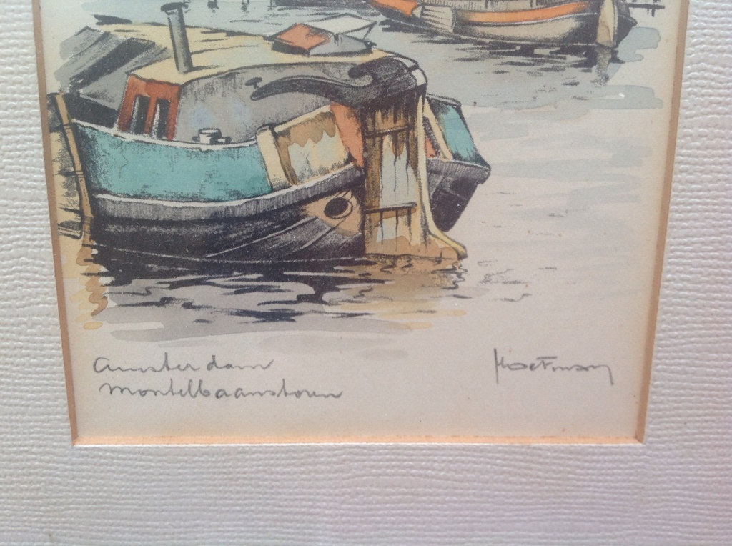 Henk Hoefman: Kleurenlitho, Amsterdam Montelbaanstoren kopen? Bied vanaf 1!