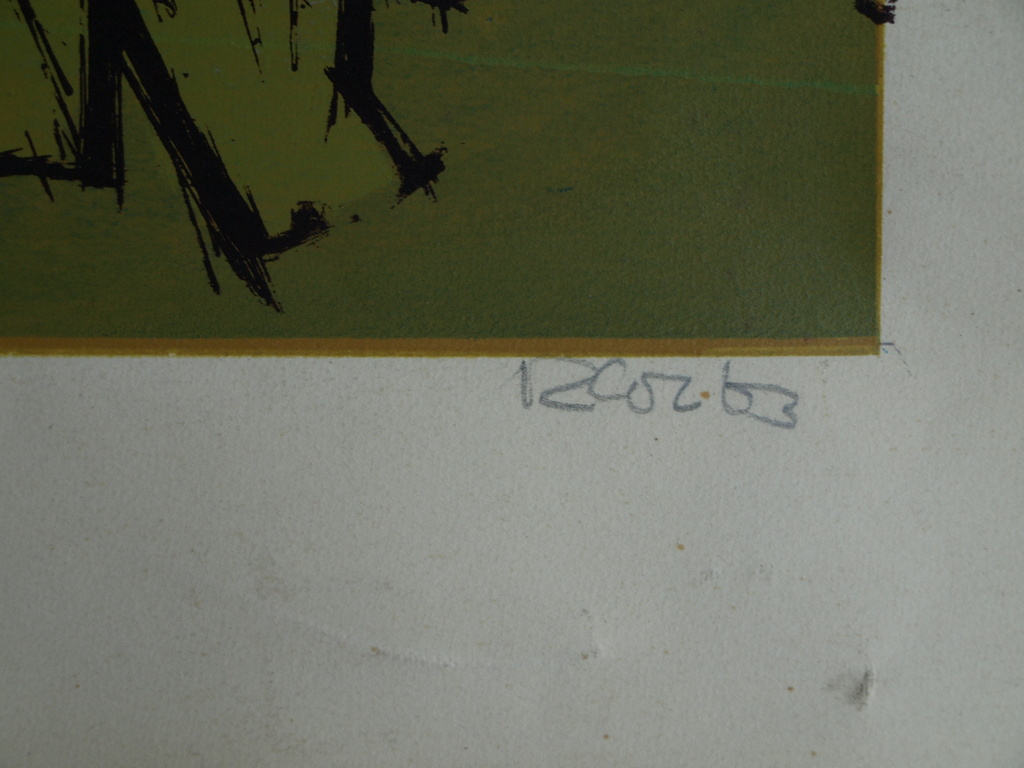 Rob Cox - Houtsnede , Avondconcert – gesigneerd – oplage 10 ex. – ca 1965 kopen? Bied vanaf 20!