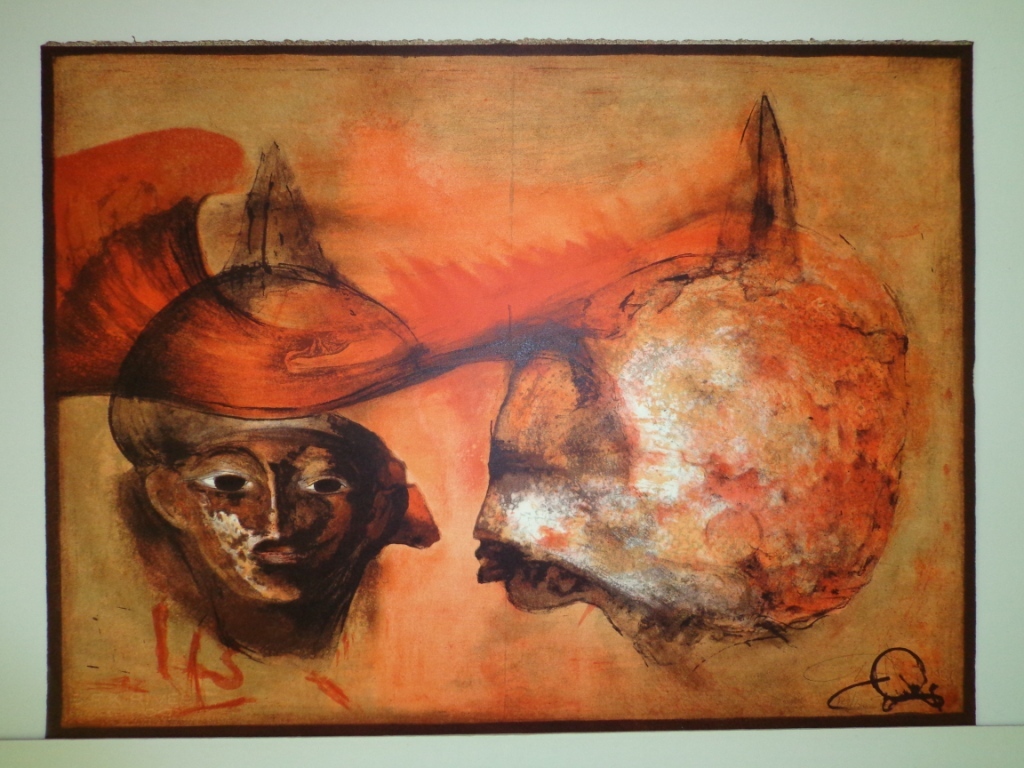 Gerti Bierenbroodspot: Litho, Double Pharaoh Portrait  kopen? Bied vanaf 25!