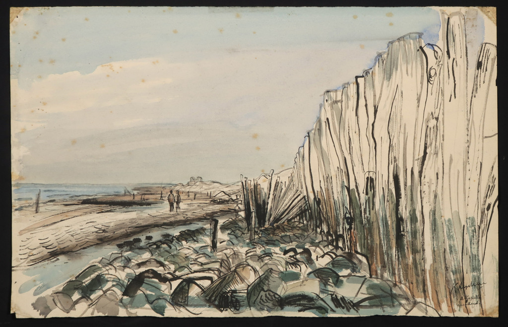 Kees Andrea: Aquarel, O, Kapelle Zeeland kopen? Bied vanaf 1!