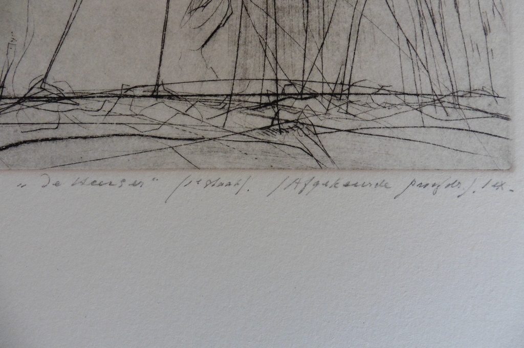 Wout van Heusden - Ko Oosterkerk, De Heerser, ets 1/1 kopen? Bied vanaf 60!