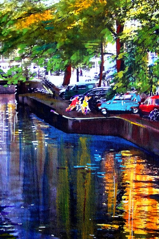 Elena Polyakova:  Een zomerdag , Gemengde techniek kopen? Bied vanaf 60!