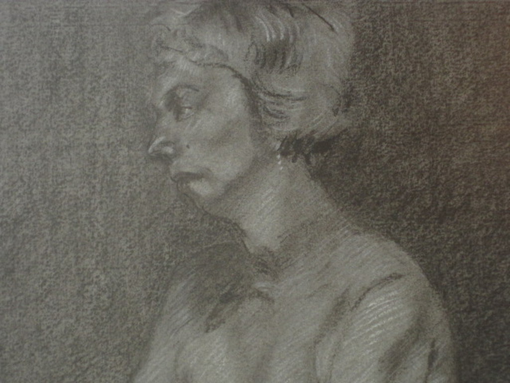 William McGillavry (1947-) pastelkrijt "zittend Naakt" 1982 gedateerd  kopen? Bied vanaf 1!