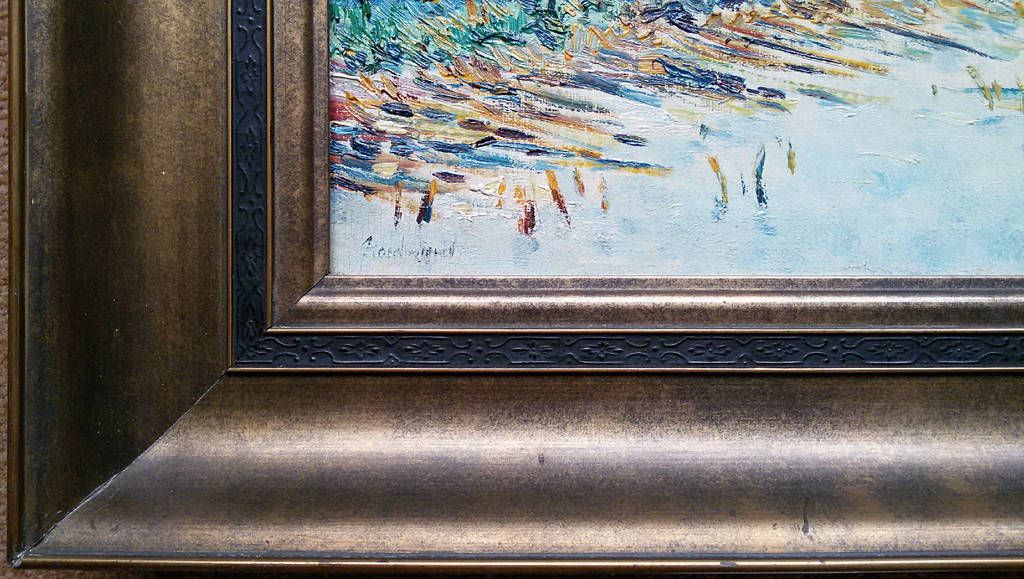 Laatste keer: Theo Goedvriend - Plasgezicht, olieverf op doek (mooi ingelijst) kopen? Bied vanaf 150!