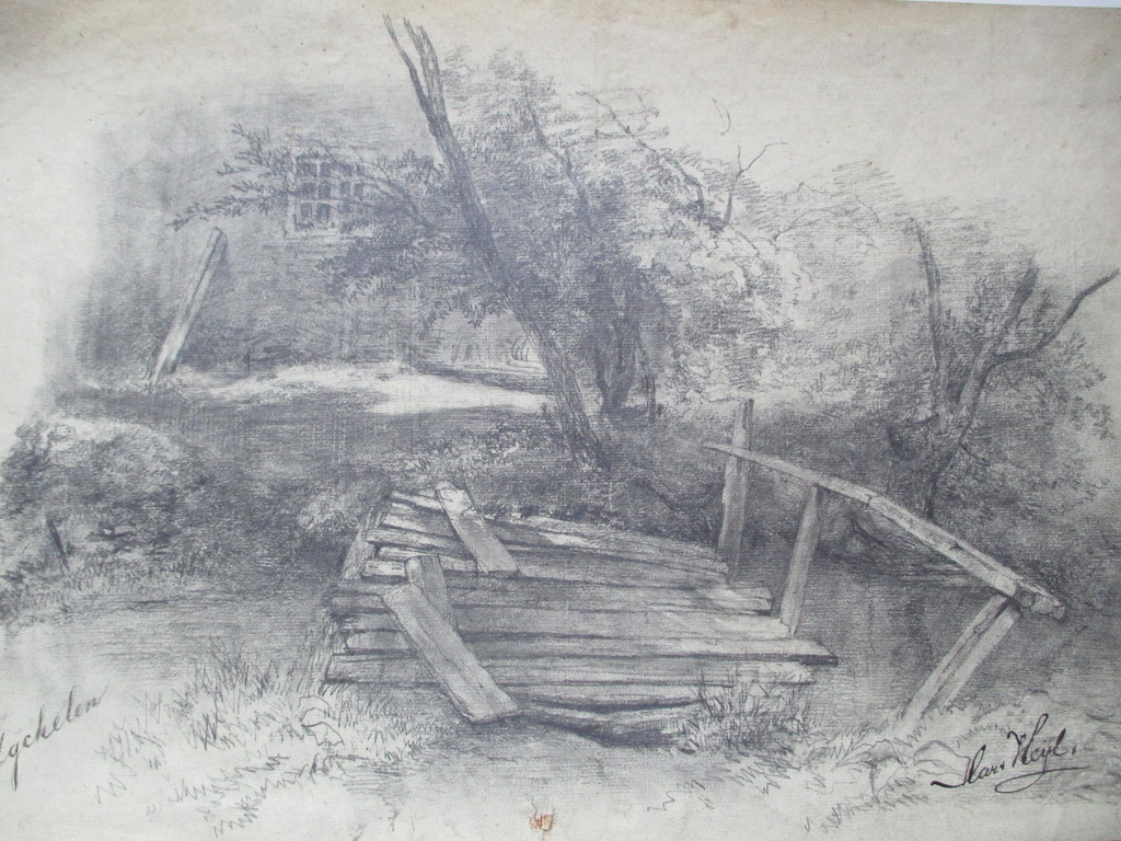 Marinus Heijl, tekening  verkocht voor € 40!