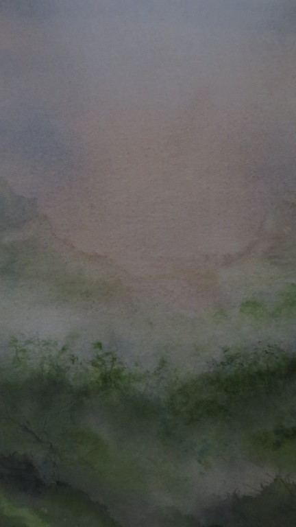 AN BIESIOT  (1919-2006)   TWEE AQUARELLEN verkocht voor € 75!