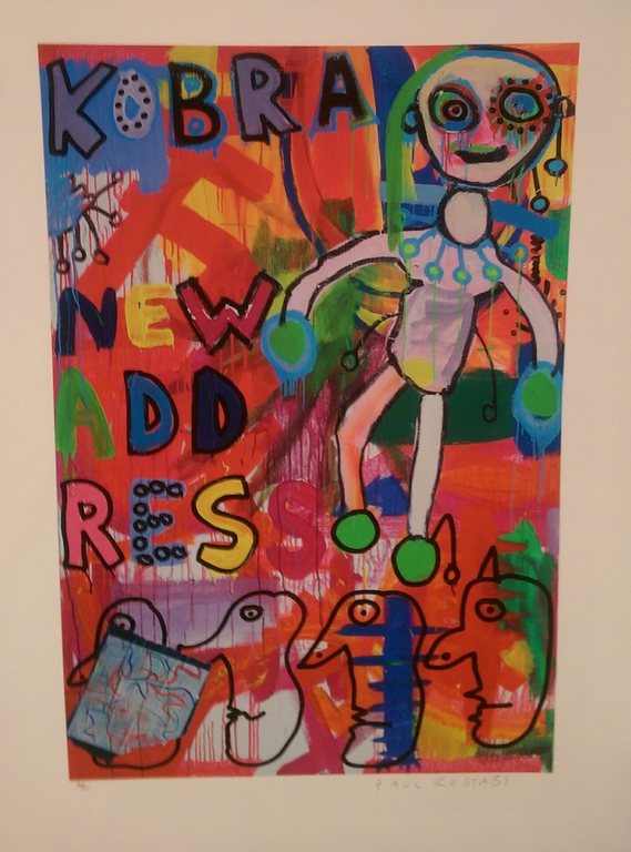 Paul Kostabi - Giclee - movement verkocht voor € 39!