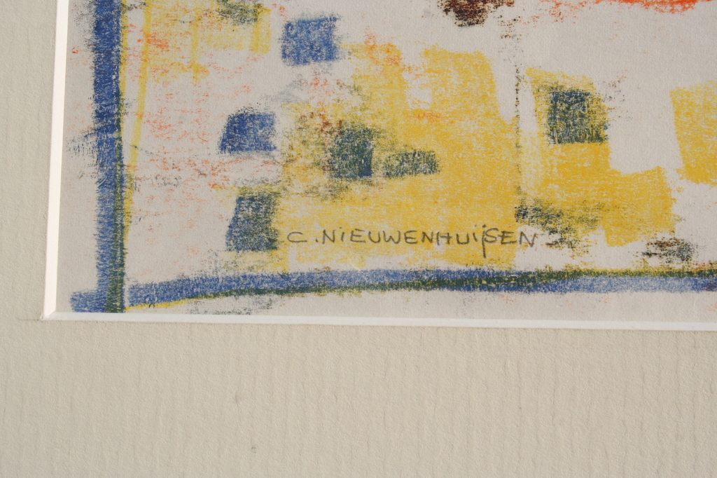 C. Nieuwenhuijsen - pasteltekening - kip - gesigneerd kopen? Bied vanaf 1!