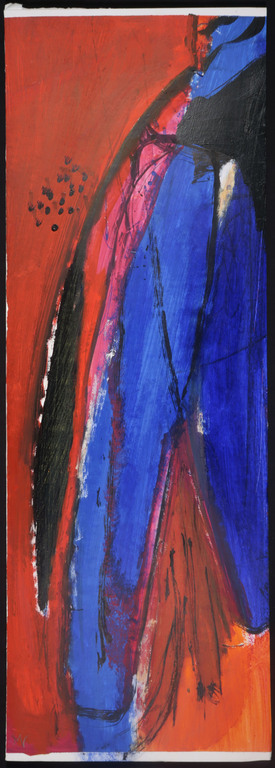 Onbekend gesigneerd: Acryl op papier, Abstract kopen? Bied vanaf 1!