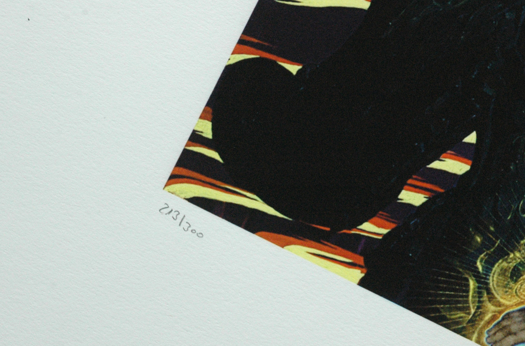 Ernst Fuchs - Jesus in den Schwingen des Cherubs - handgesigneerd kopen? Bied vanaf 89!