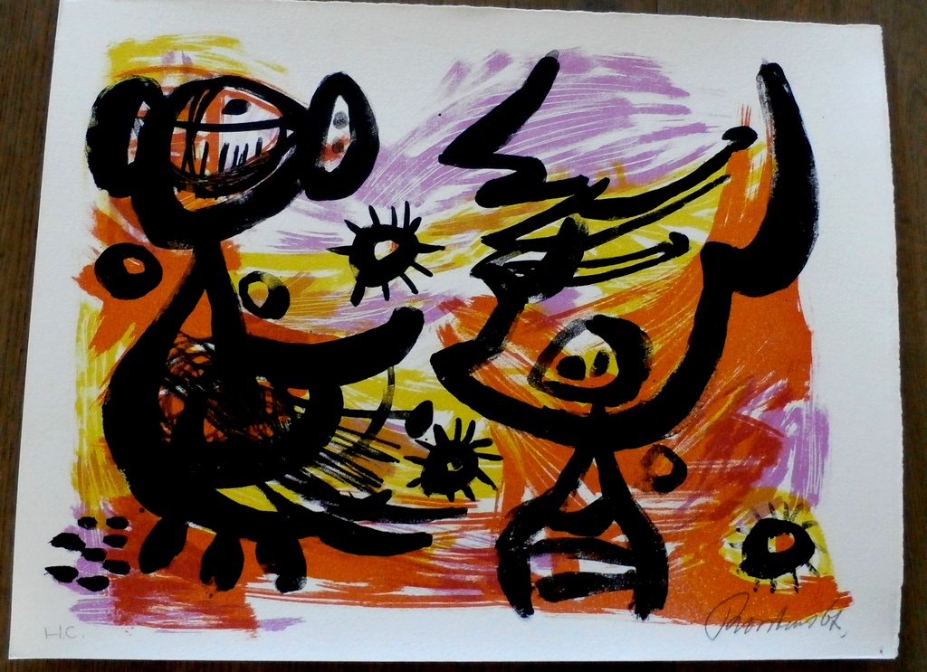 Anton Rooskens - litho 2 - 1967  kopen? Bied vanaf 295!