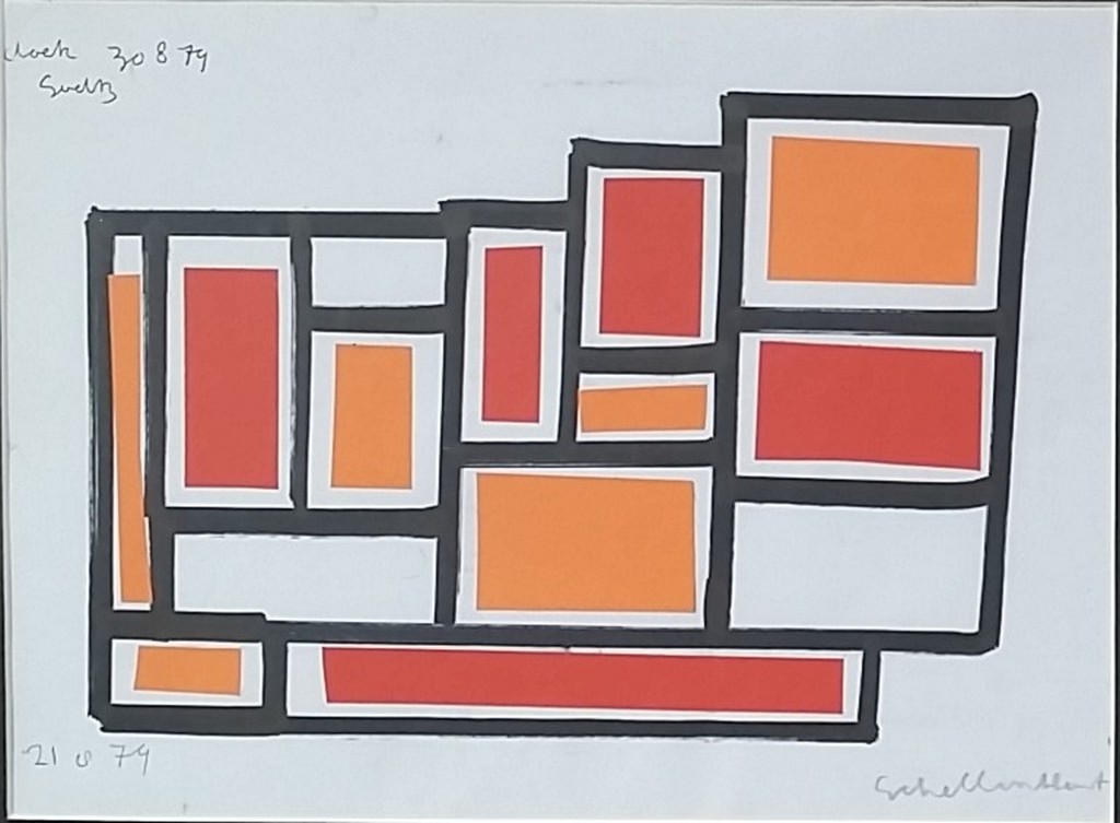 Siep van den Berg - Siep van den Berg - Inkt Collage op papier  kopen? Bied vanaf 100!