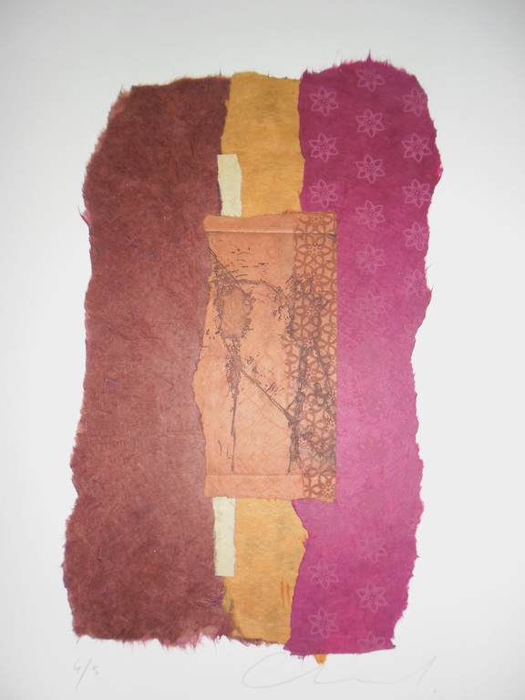 abstracte kleuren ets, mixed media kopen? Bied vanaf 1!