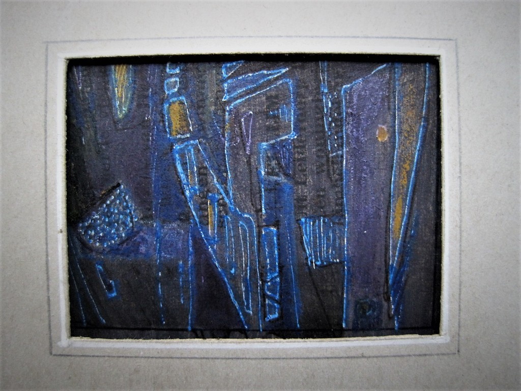 Nieuwe Haagse School Aquarel/Inkt "nachtelijk gesprek" Piet Franz 1922-1991 kopen? Bied vanaf 1!