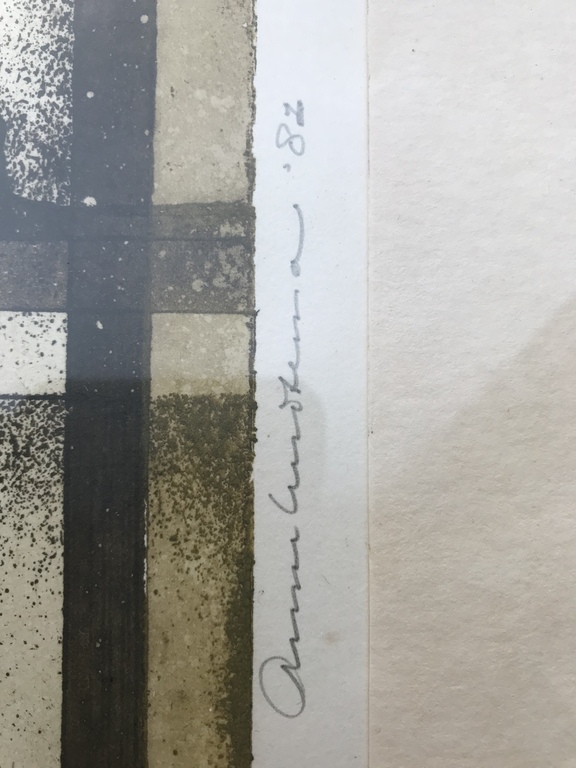 Anne Huitema, ets, Witte Huis kopen? Bied vanaf 35!