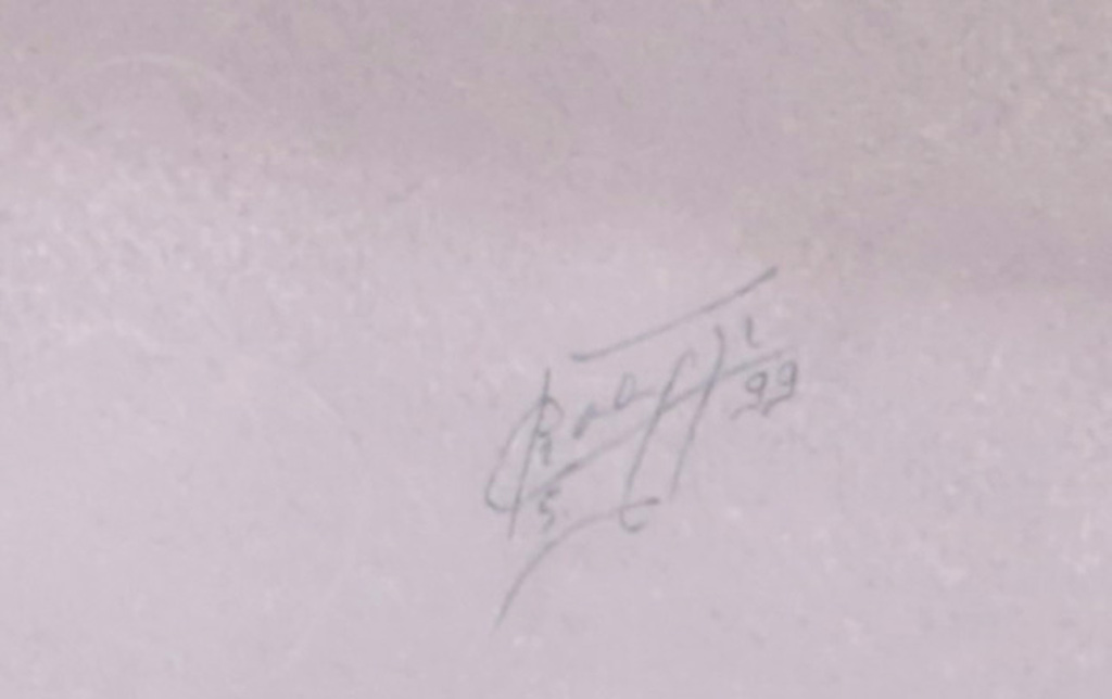 Onbekende kunstenaar: Acryl en krijt op papier, Aasgier kopen? Bied vanaf 1!