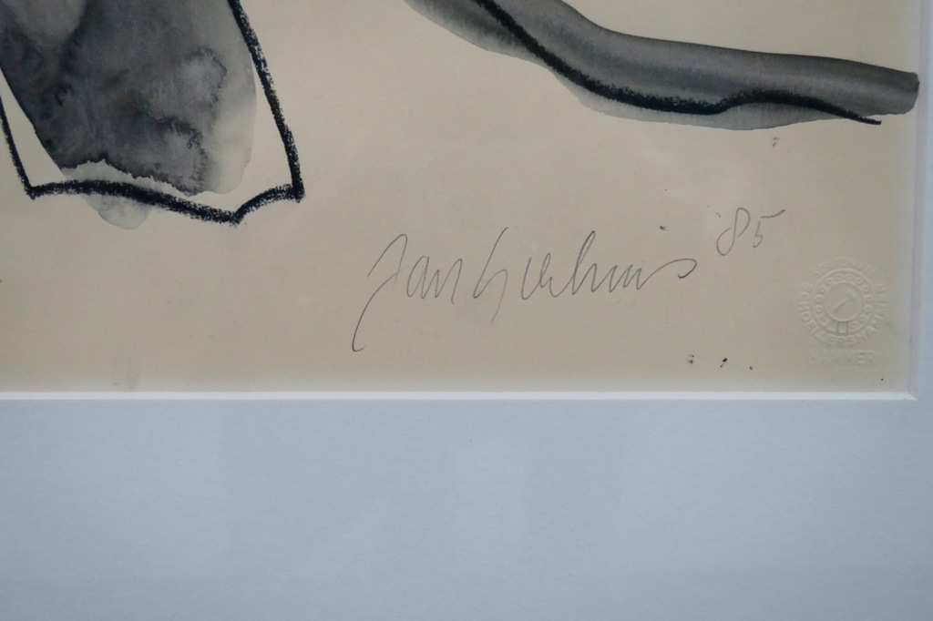 Jan Sierhuis: Gemengde techniek, Z.T. - Ingelijst kopen? Bied vanaf 70!