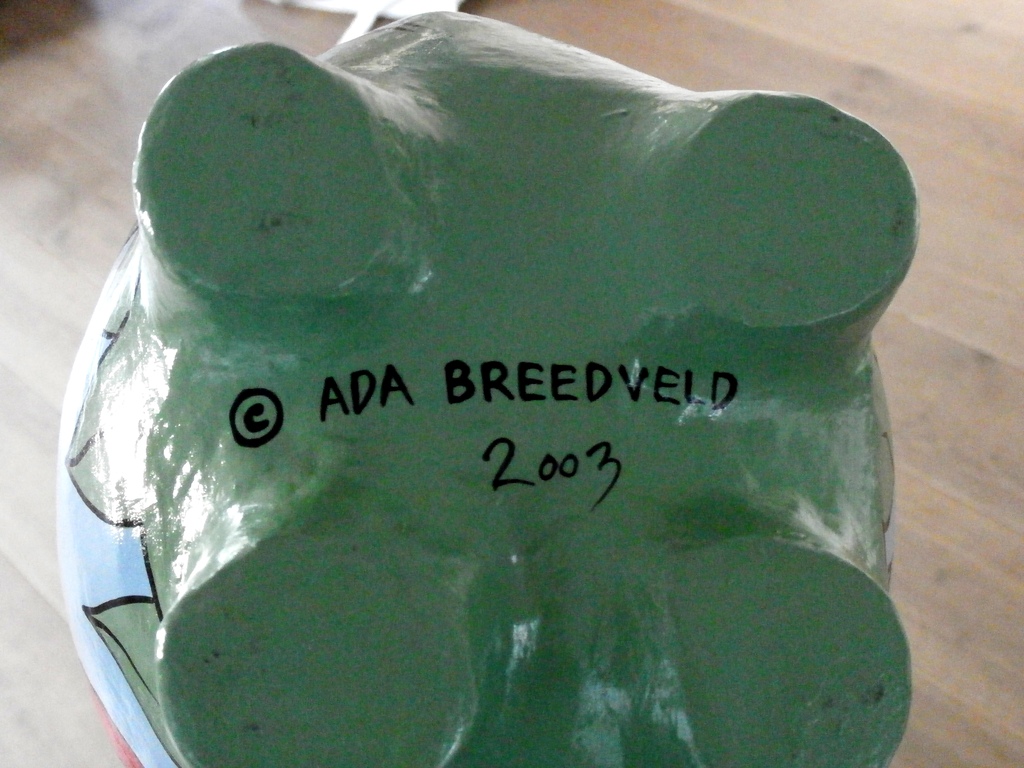 Ada Breedveld - sculptuur : blauwe olifant tulpen (groot) kopen? Bied vanaf 89!