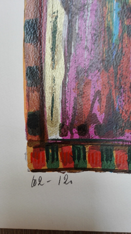 Eric Toebosch, zeefdruk op papier, Titel: Allgari kopen? Bied vanaf 1!