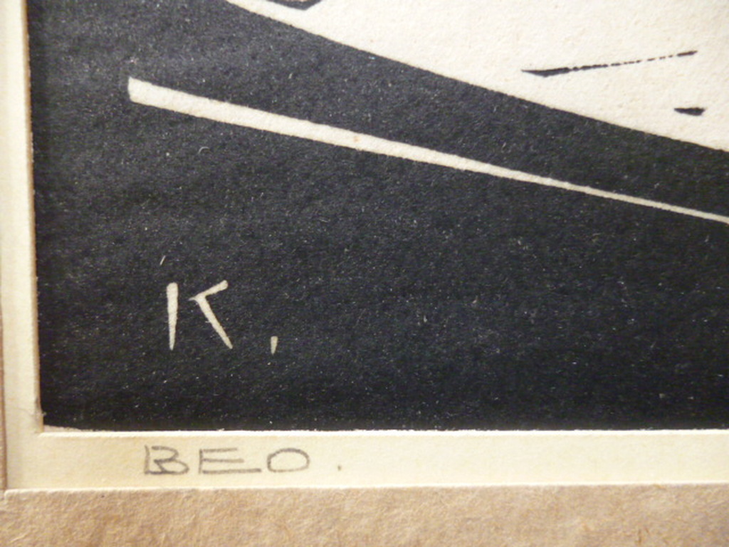 Kees Koeman - houtsnede - Beo kopen? Bied vanaf 50!