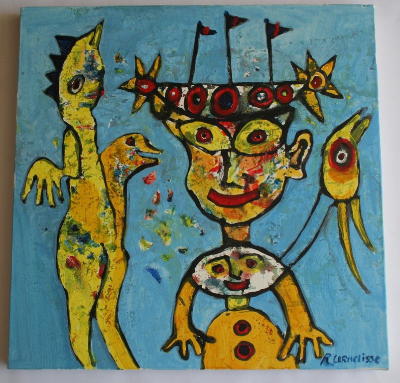 Ruud Cornelisse - Acrylverf op doek - surrealistische afbeelding kopen? Bied vanaf 90!