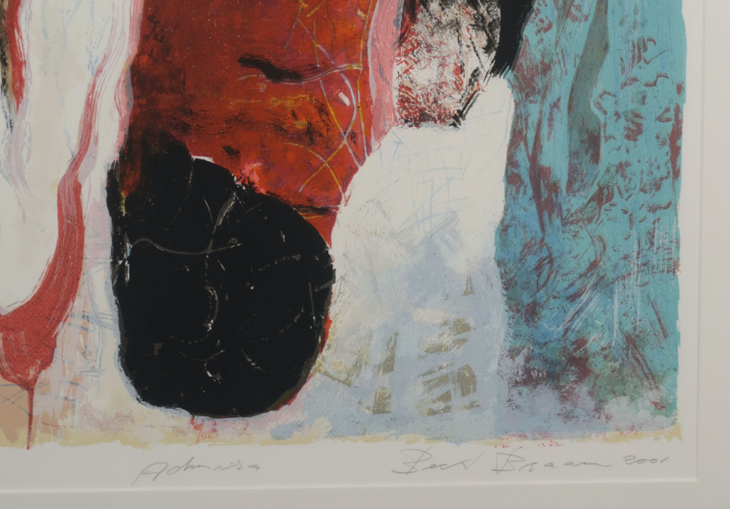 Bert Braam: Zeefdruk, Admira - Ingelijst kopen? Bied vanaf 40!