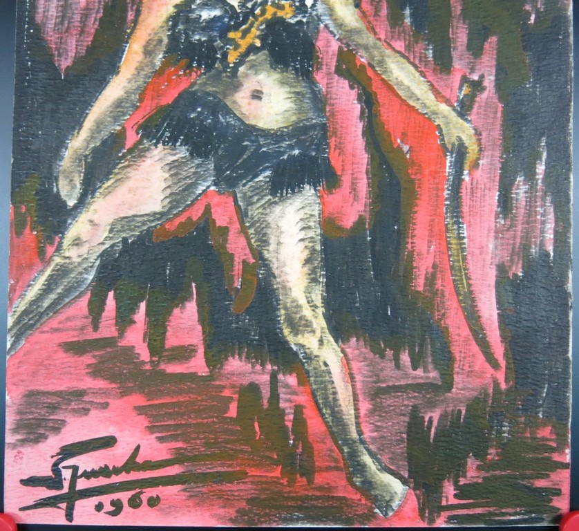 Wim Jurcka: Gouache, Danseres kopen? Bied vanaf 80!