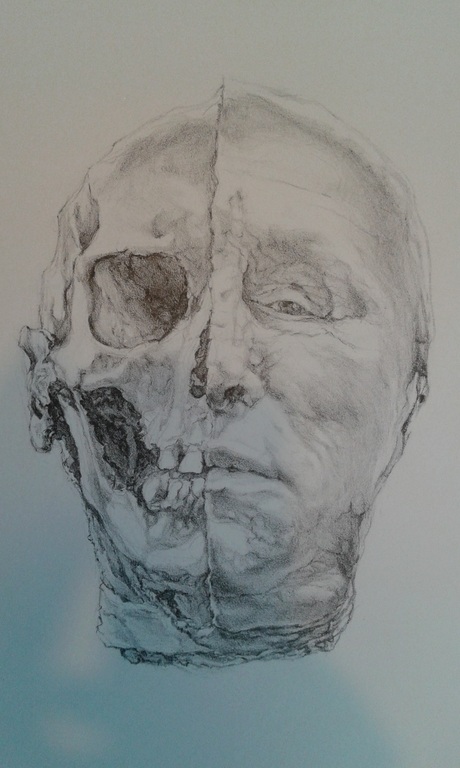 Corry Zondergeld, ets, hoofd/schedel kopen? Bied vanaf 20!