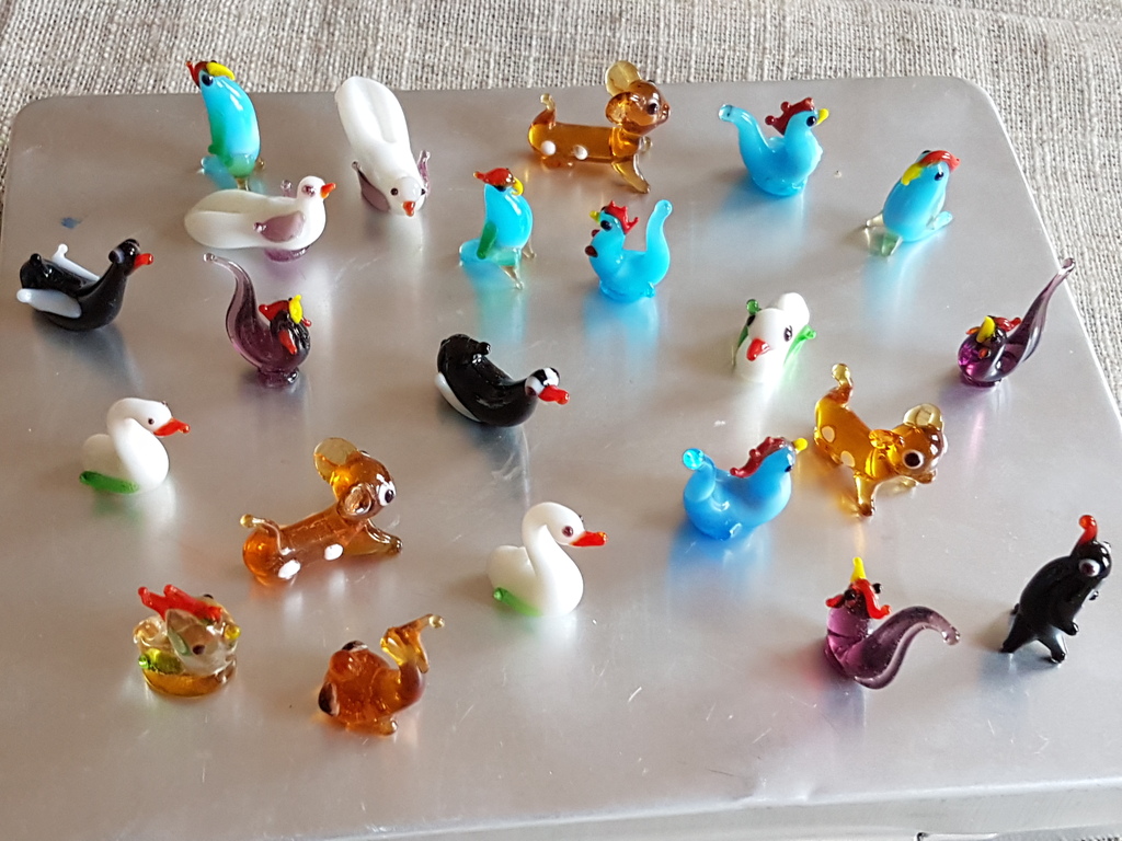 Miniature Murano glas-Venezia-Italia-Lot van 20pz kopen? Bied vanaf 1!