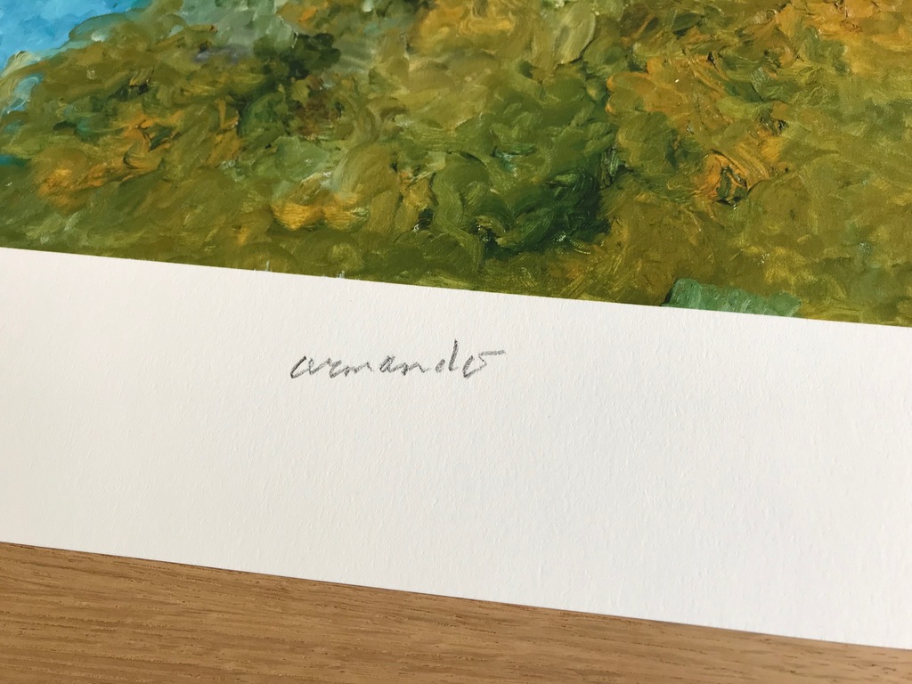 Armando - 'Der Fluß' - Handgesigneerde en genummerde giclee - NIEUWSTAAT  kopen? Bied vanaf 175!
