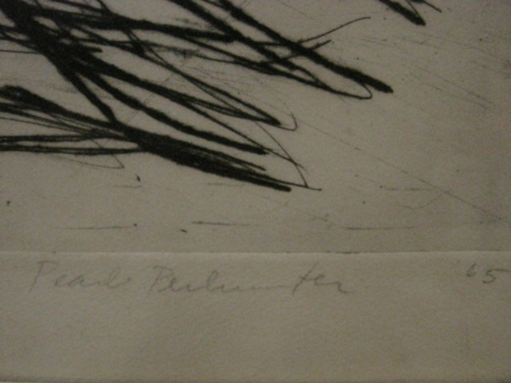 Pearl Perlmuter(1915-2008) - zeldzame ets 1/6 - handgesigneerd 1965 kopen? Bied vanaf 1!