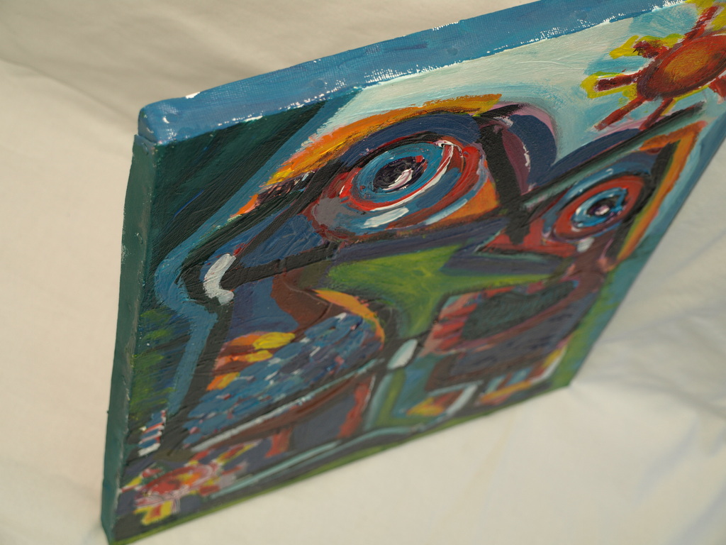 Jasper Banen (1962) – Acryl op doek – Abstract - Gesigneerd – 1999  kopen? Bied vanaf 65!