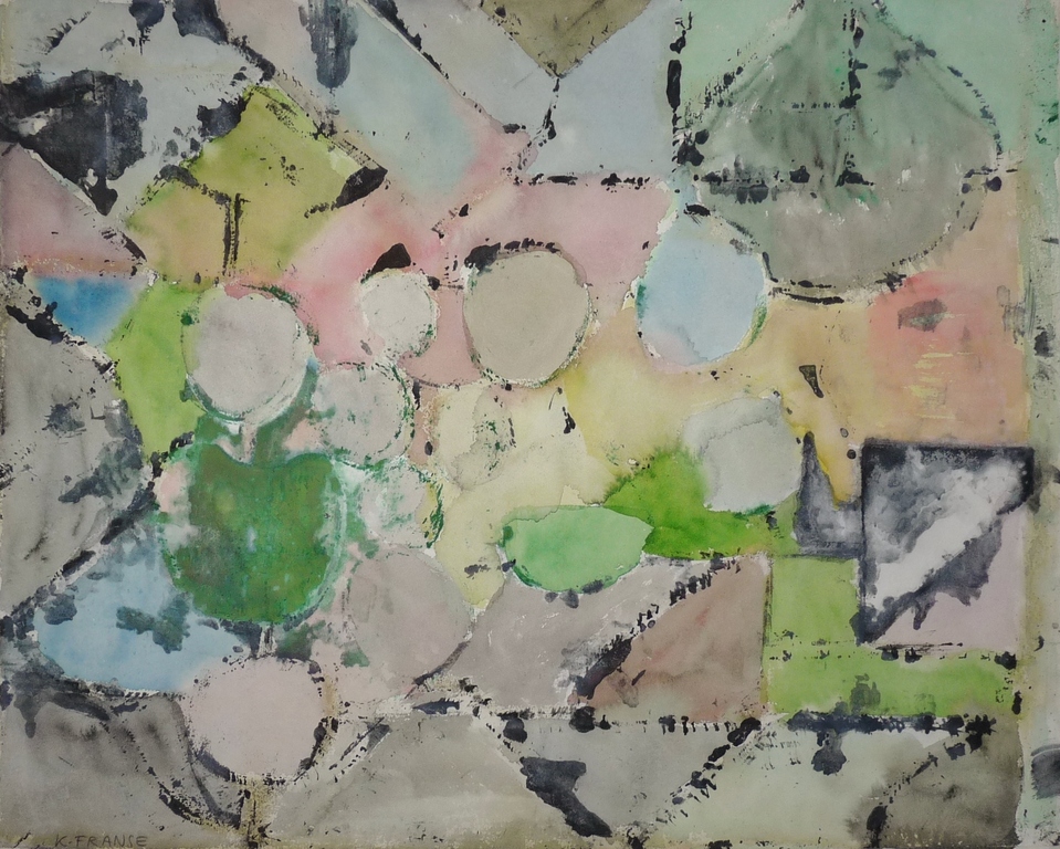 Kees Franse, Aquarel, Gesigneerd. kopen? Bied vanaf 125!