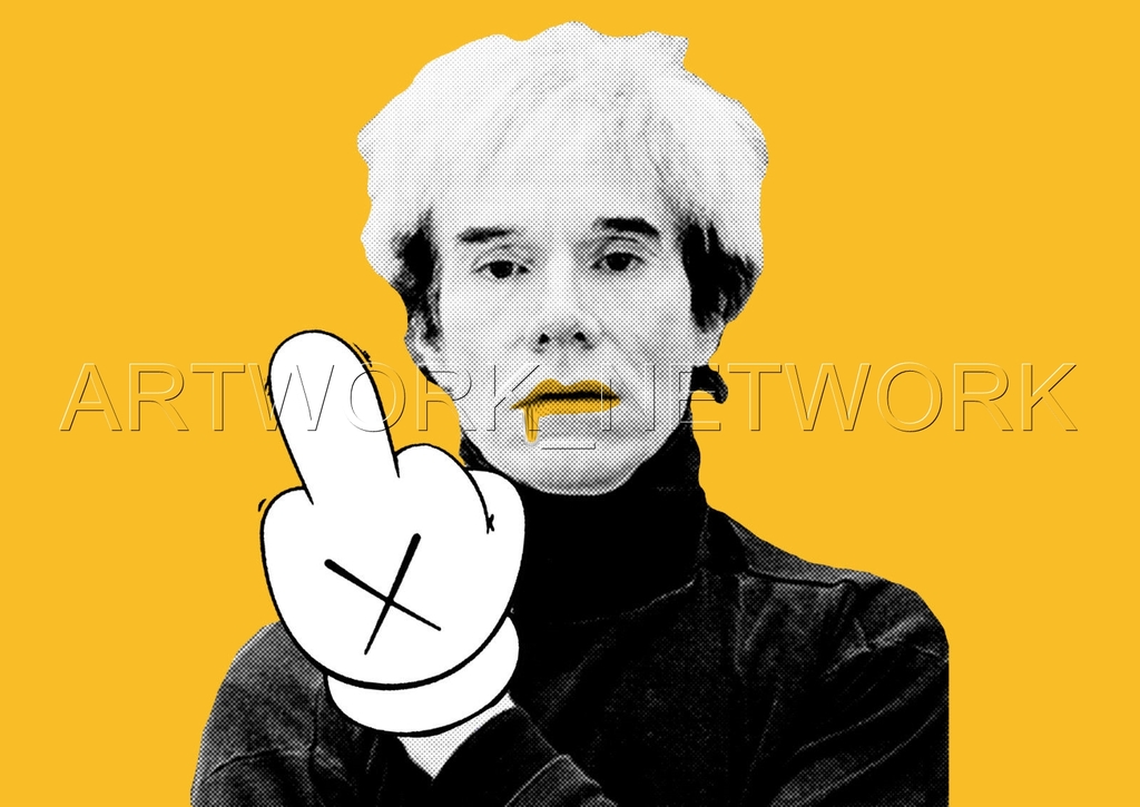 Large Print Painting "Warhol Finger" Signed Numbered A/P or 1 to 100 with COA kopen? Bied vanaf 1!