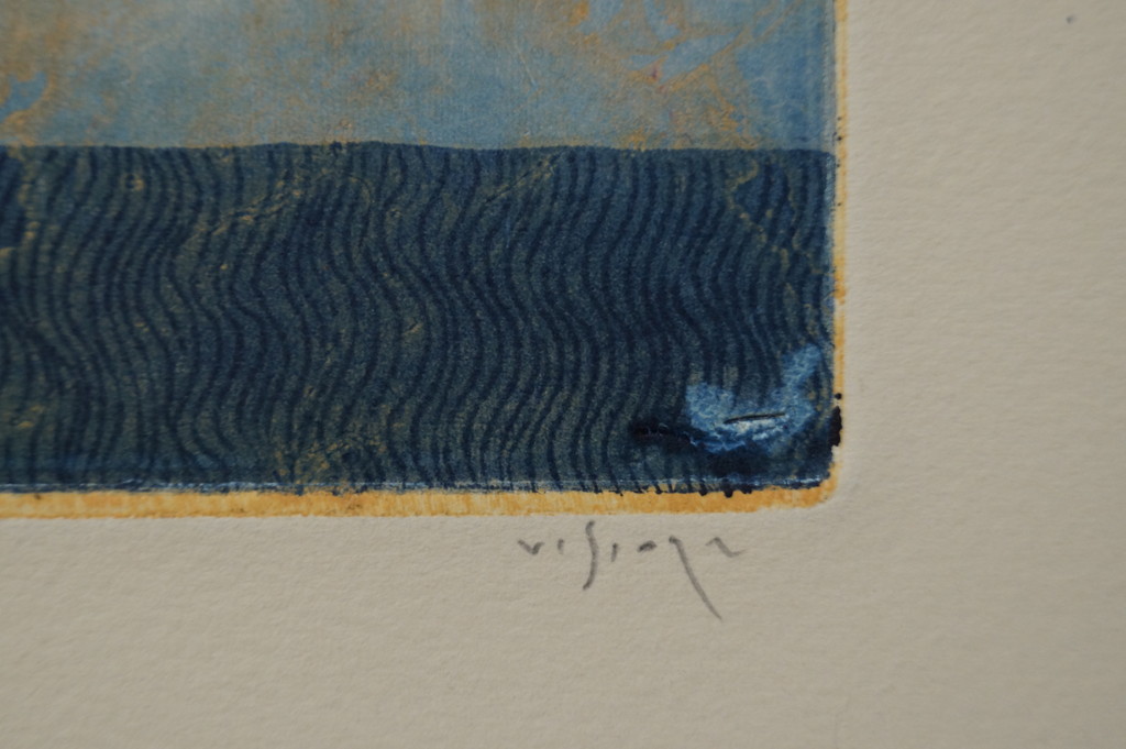 Mark Visione - gesigneerde ets - bachelor and bride kopen? Bied vanaf 35!