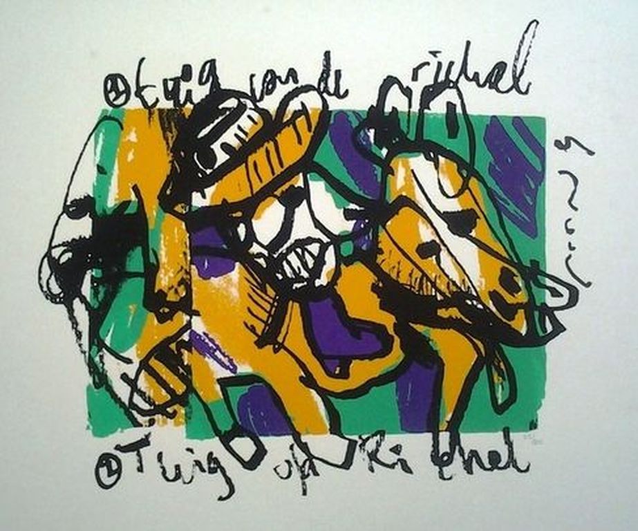 Herman Brood - Tuig van de richel - gesigneerde zeefdruk HBM kopen? Bied vanaf 149!