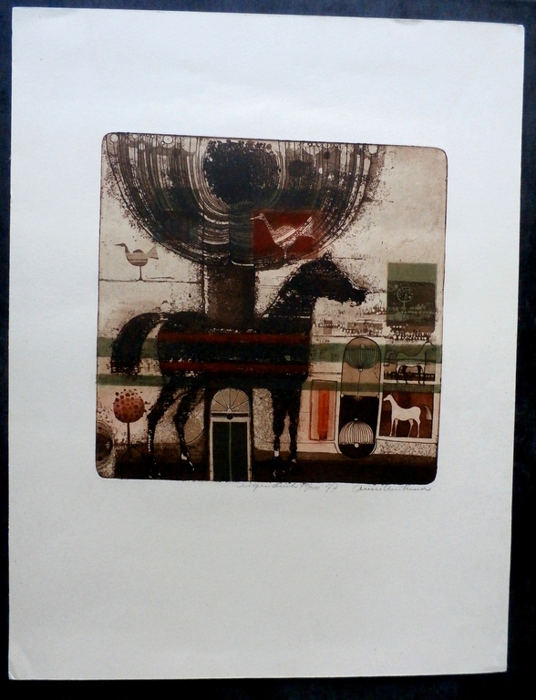 Anne Huitema - ets - 1977 kopen? Bied vanaf 40!