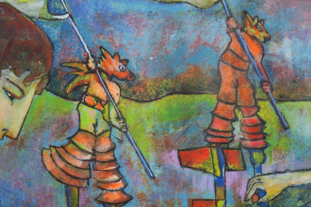 Franca Muller Jabusch: Gouache, Steltlopers - Ingelijst kopen? Bied vanaf 35!