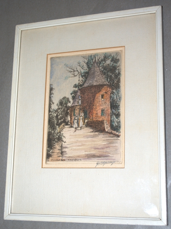 Amersfoort, de Monnikendam - gesigneerde kleurets kopen? Bied vanaf 25!