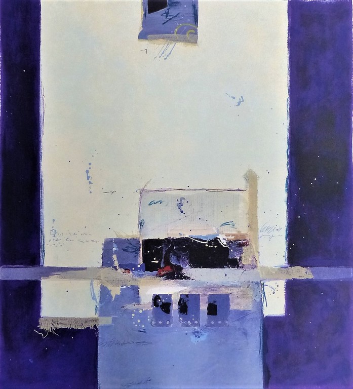 Ron v/d Werf,Zeefdruk op papier met zwelinkt, Mysterie2,Handgesigneerd verkocht voor € 50!