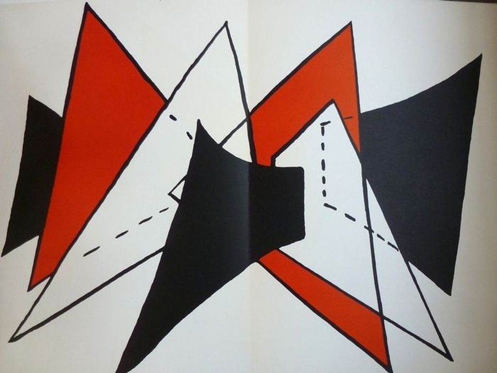 Alexander Calder Derriere le Miroir 1963 compleet nummer met 8 litho's !! verkocht voor € 99!