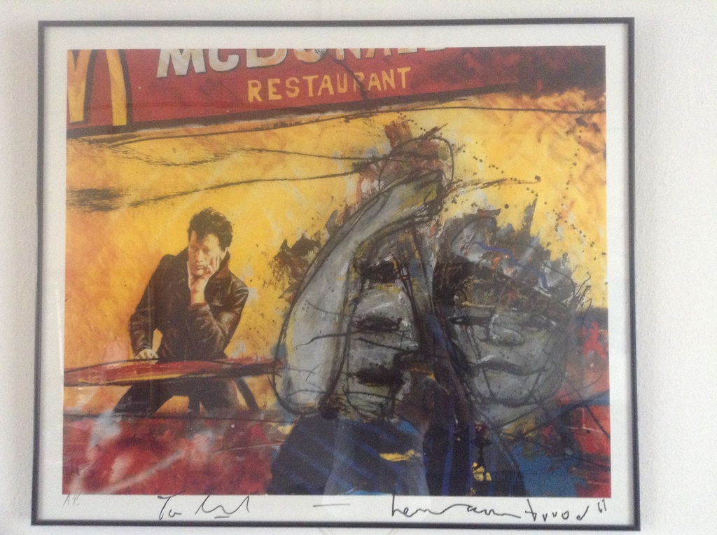 Zeefdruk Herman Brood MC Donald kopen? Bied vanaf 500!
