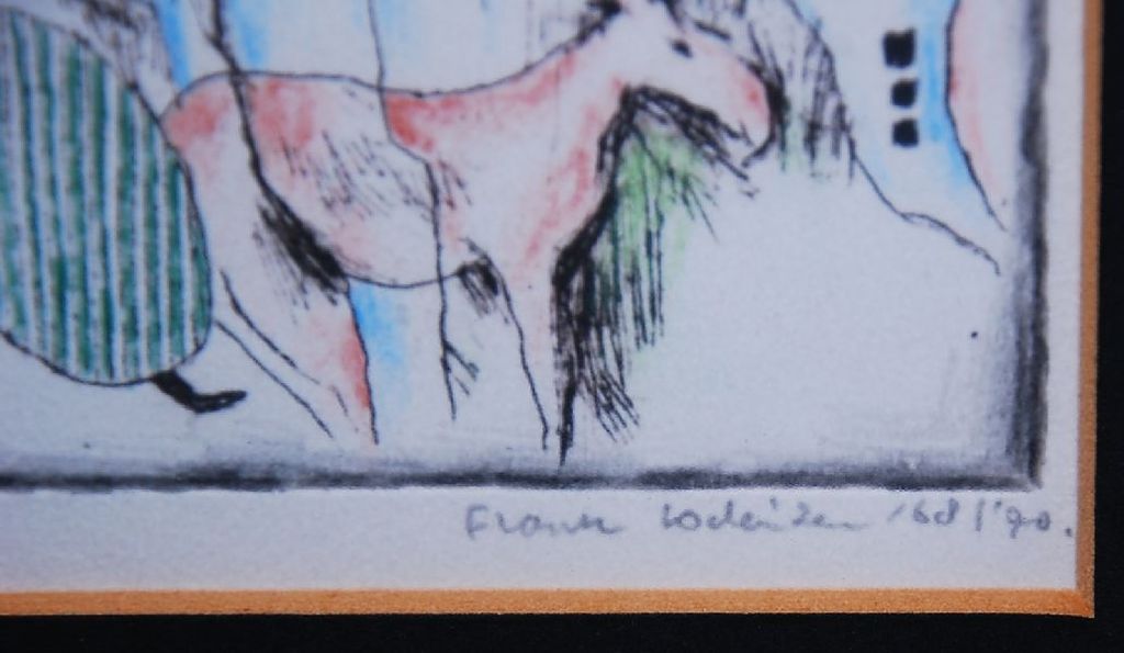 Frank Lodeizen: Monotype. Kleurenets. Oosterse Stad kopen? Bied vanaf 1!