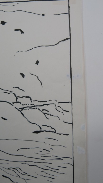 Pieter Holstein: Penseeltekening, Landschap kopen? Bied vanaf 1!