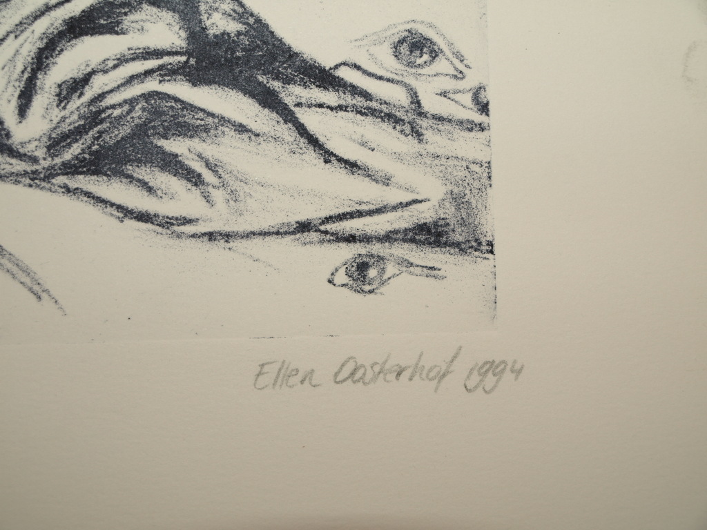 Ellen Oosterhof – Ets – Kunstacademie MINERVA  Groningen – 1994 kopen? Bied vanaf 5!