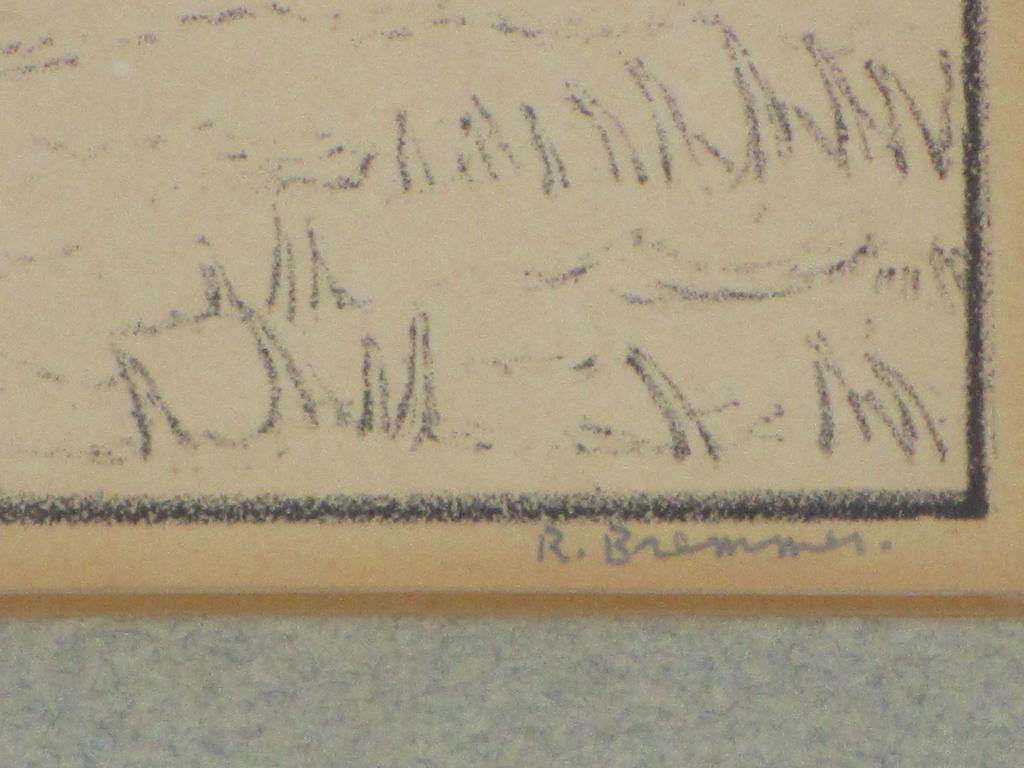 Rudolf Bremmer, Sneeuw op het land, Litho kopen? Bied vanaf 50!