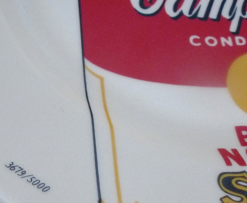 Andy Warhol, keramiek bord, oplage 5000 stuks, in originele doos kopen? Bied vanaf 125!