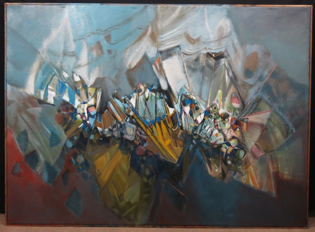 Lambertus de Jong: Olieverf op doek, Zonder titel - Ingelijst kopen? Bied vanaf 100!