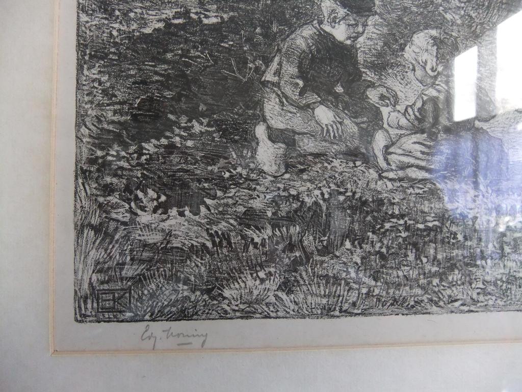 Edzard Willem Koning 1869-1954: Litho  kopen? Bied vanaf 125!